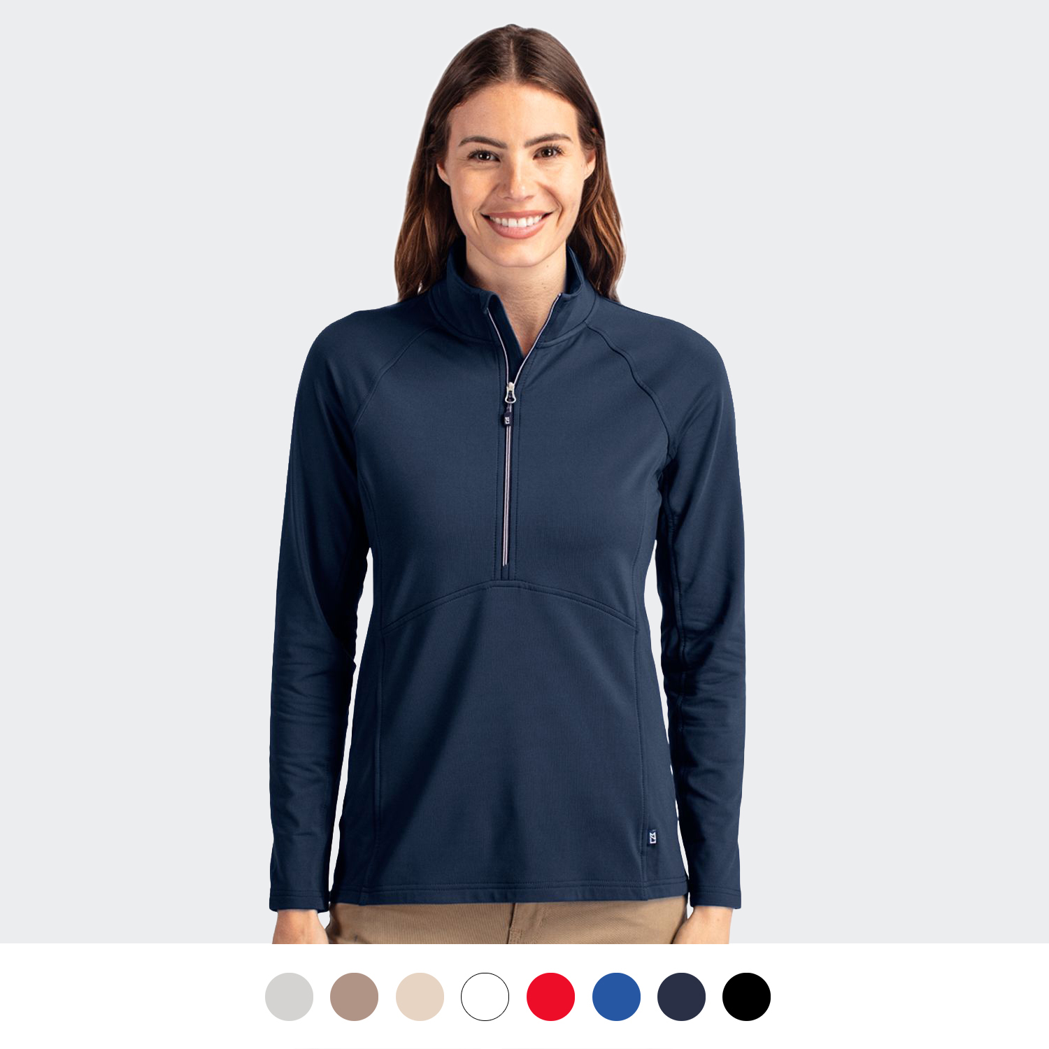 Cutter & Buck Adapt Womens Half Zip — Main