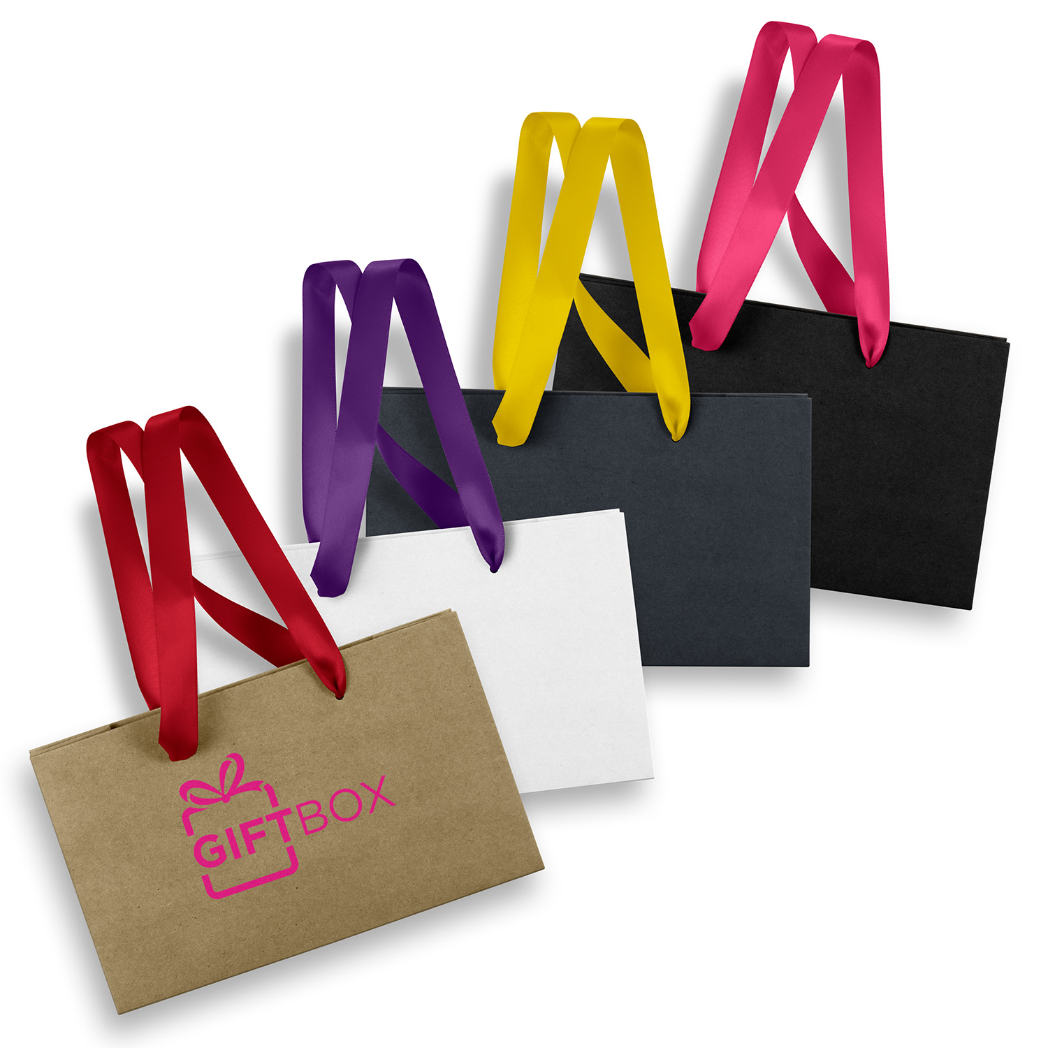 Small Ribbon Handle Paper Bag — Main