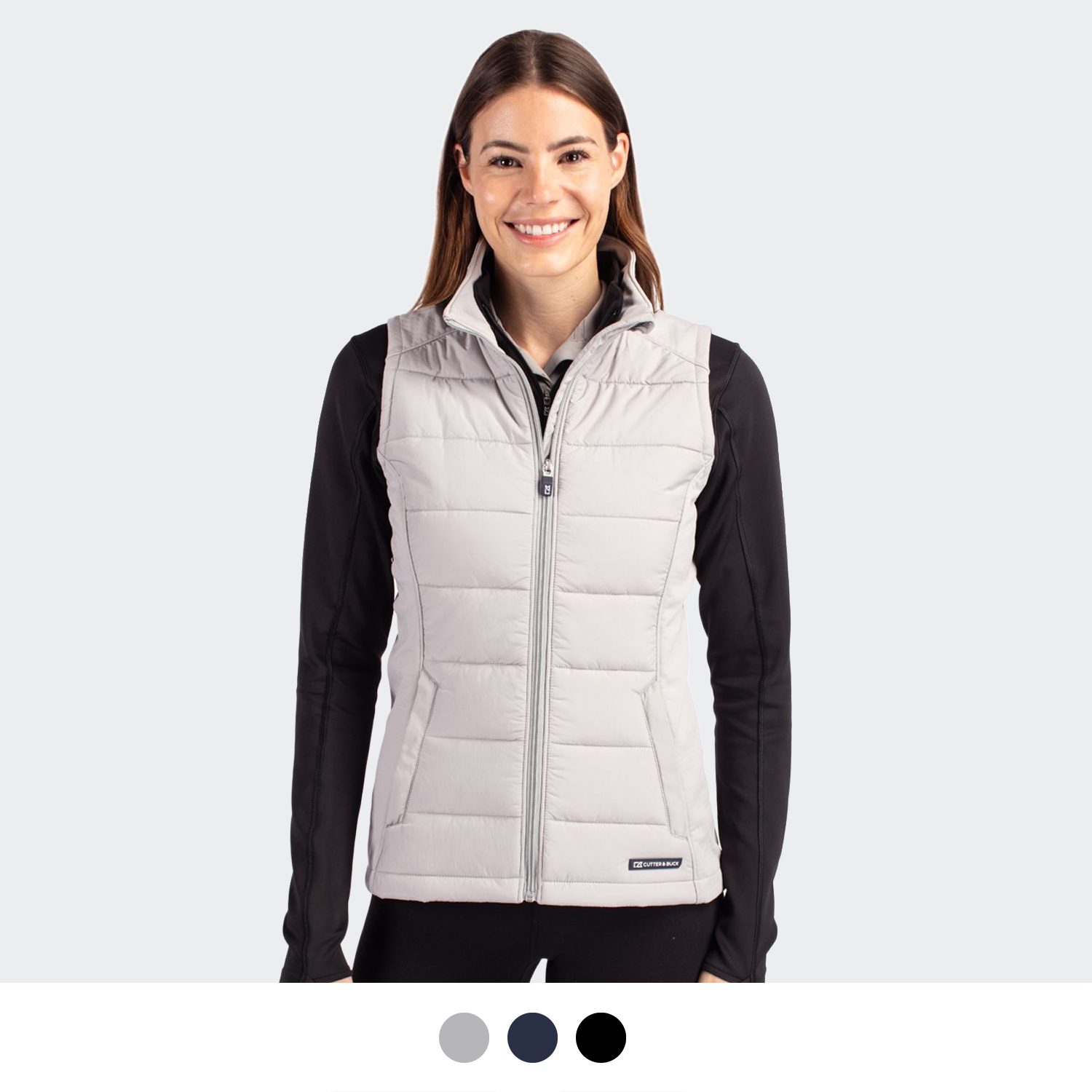 Cutter & Buck Evoke Womens Hybrid Vest — Main
