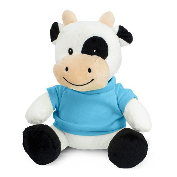Cow Plush Toy — Light Blue