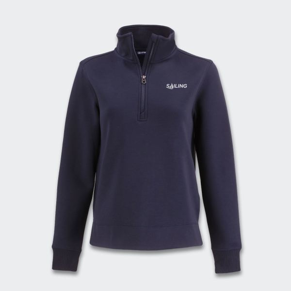 Cutter & Buck Roam Womens Half Zip Jacket — Branding