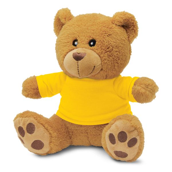 Teddy Bear Plush Toy — Yellow