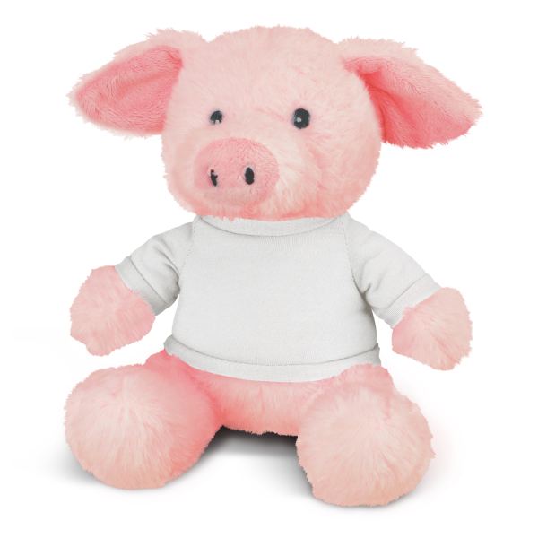 Pig Plush Toy — White