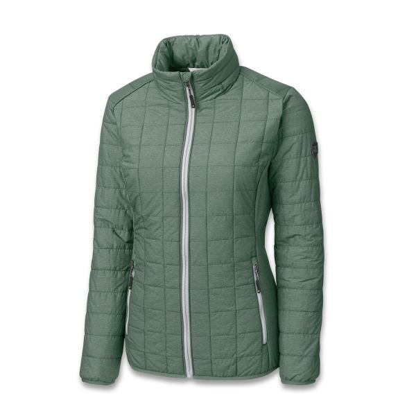 Cutter & Buck Rainier Womens Jacket — Hunter Melange