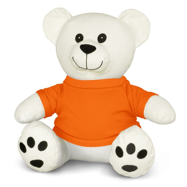 Cotton Bear Plush Toy — Orange