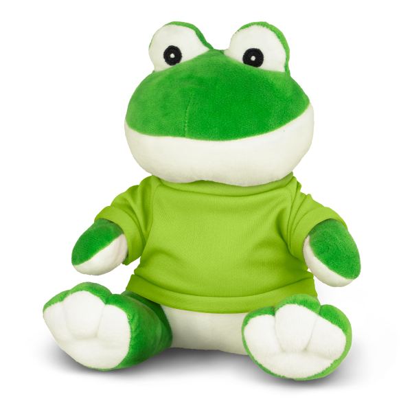 Frog Plush Toy — Bright Green