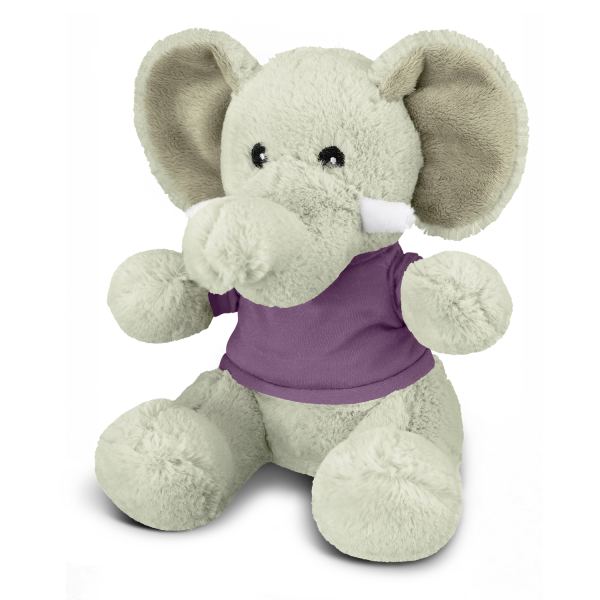 Elephant Plush Toy — Purple