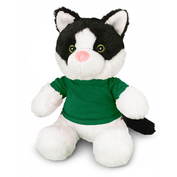 Cat Plush Toy — Dark Green