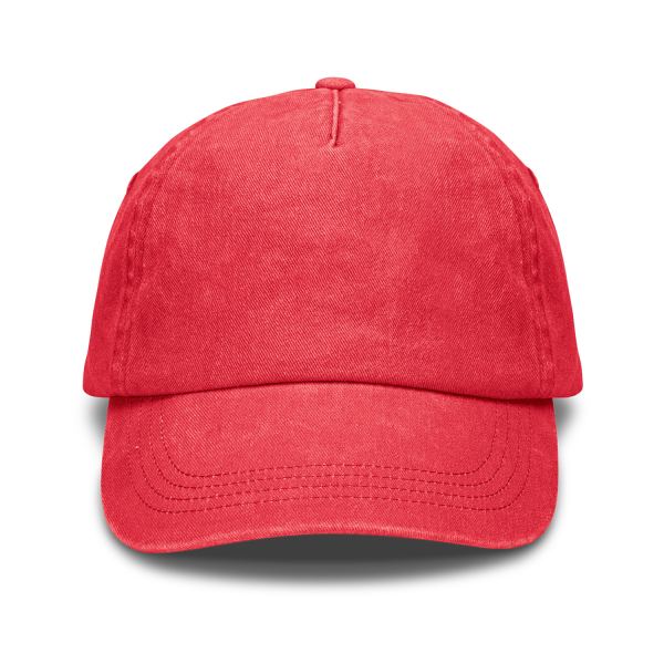 Vintage Washed Cap — Red