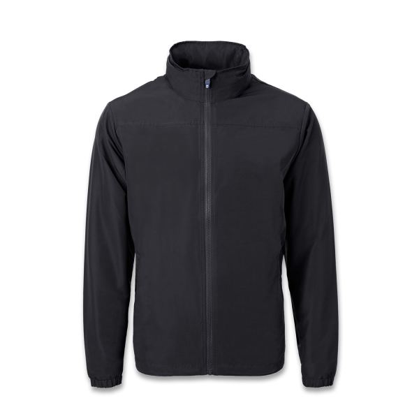 Cutter & Buck Charter Mens Full Zip Jacket — Black