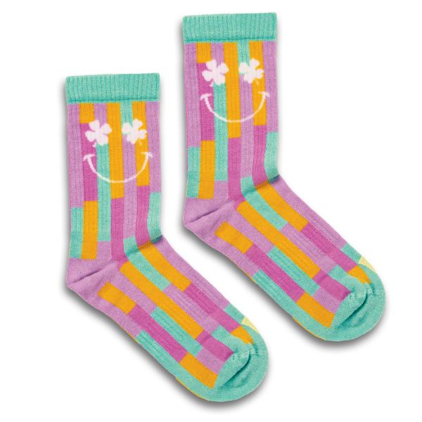 Pixel Knitted Bamboo Socks — Main