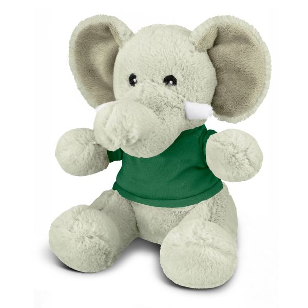 Elephant Plush Toy — Dark Green