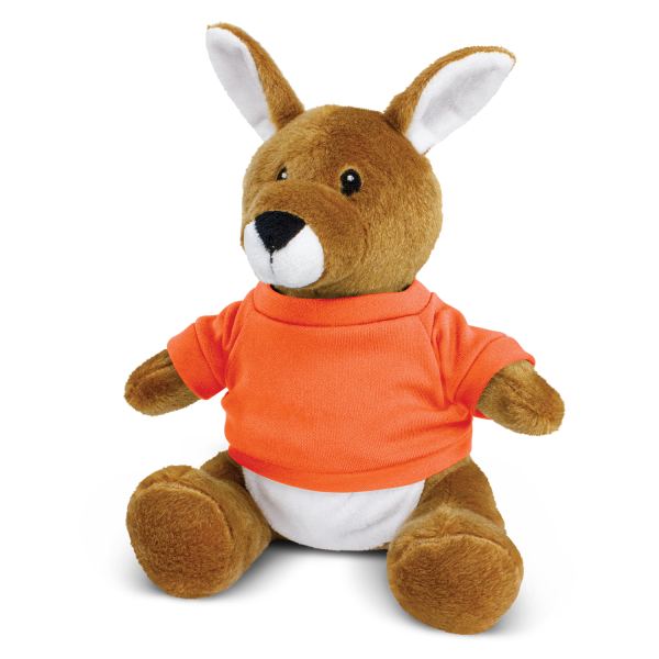 Kangaroo Plush Toy — Orange