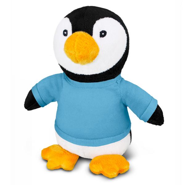 Penguin Plush Toy — Light Blue