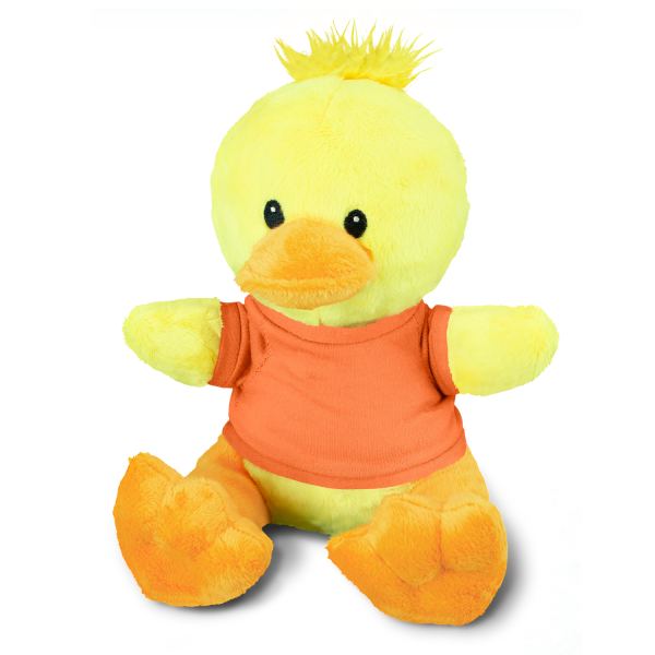 Duck Plush Toy — Orange