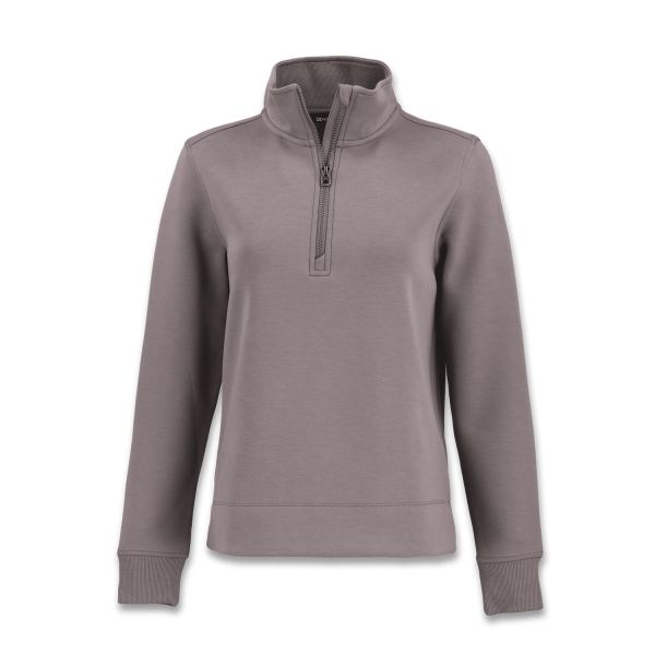 Cutter & Buck Roam Womens Half Zip Jacket — Elemental Grey