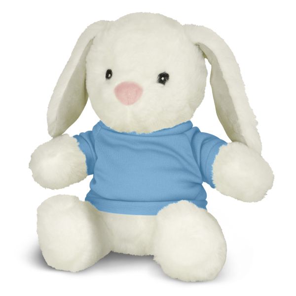 Rabbit Plush Toy — Light Blue