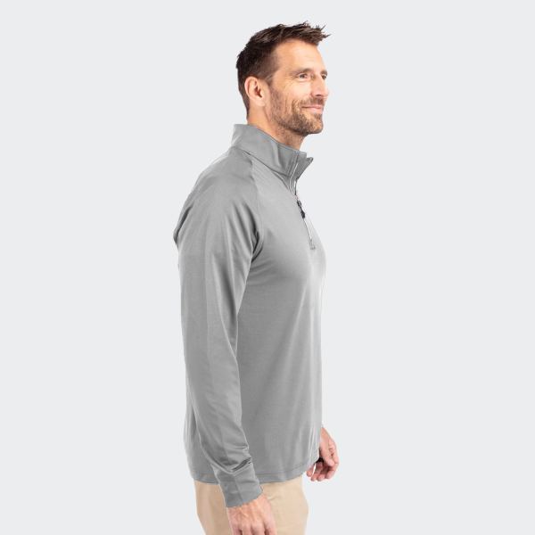 Cutter & Buck Adapt Mens Half Zip — Side