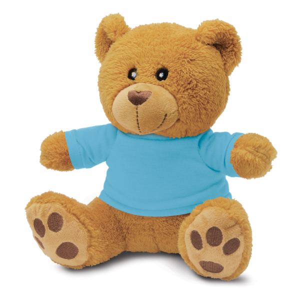 Teddy Bear Plush Toy — Light Blue