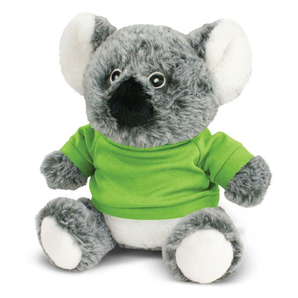 Koala Plush Toy — Bright Green