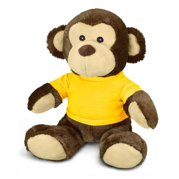 Monkey Plush Toy — Yellow