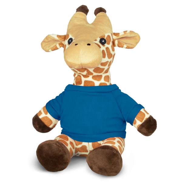 Giraffe Plush Toy — Dark Blue