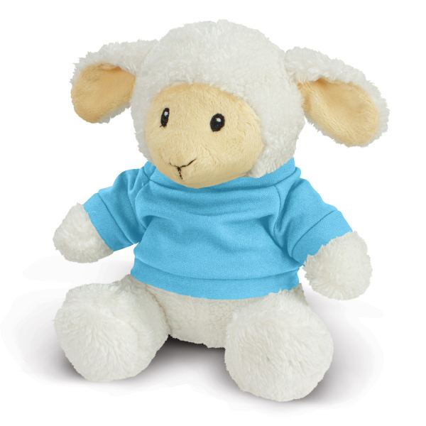 Lamb Plush Toy — Light Blue