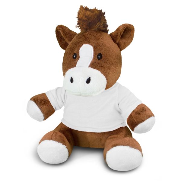 Horse Plush Toy — White