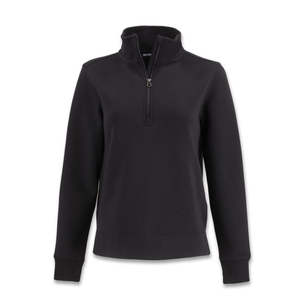 Cutter & Buck Roam Womens Half Zip Jacket — Black