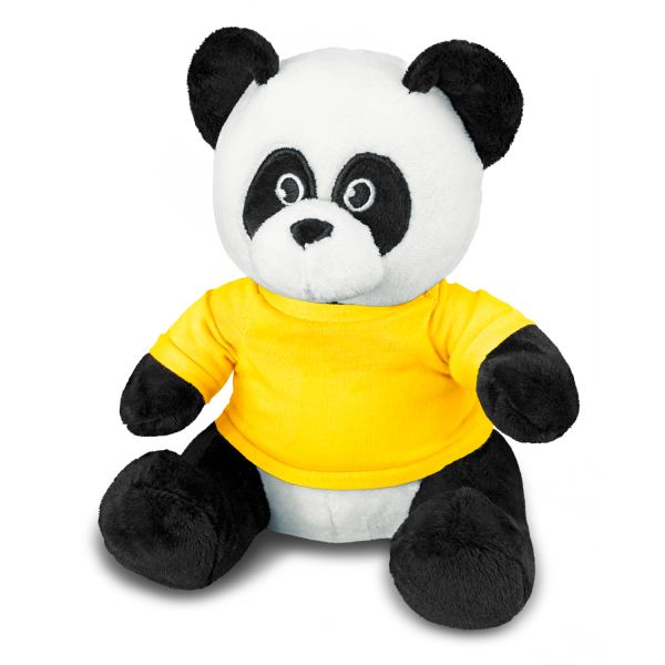 Panda Plush Toy — Yellow
