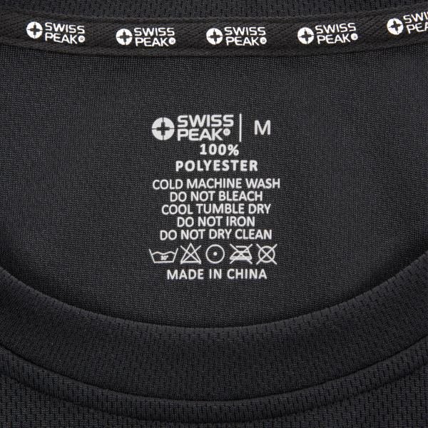 Swiss Peak Urban Unisex T-Shirt — Care Label