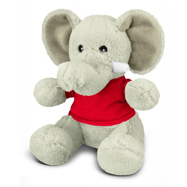 Elephant Plush Toy — Red