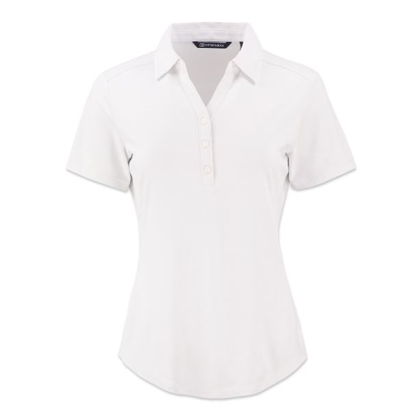 Cutter & Buck Forge Womens Polo — White