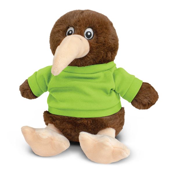 Kiwi Plush Toy — Bright Green