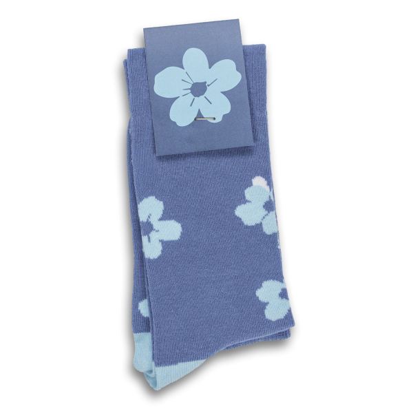 Pixel Knitted Knee-High Socks — Custom Card Front