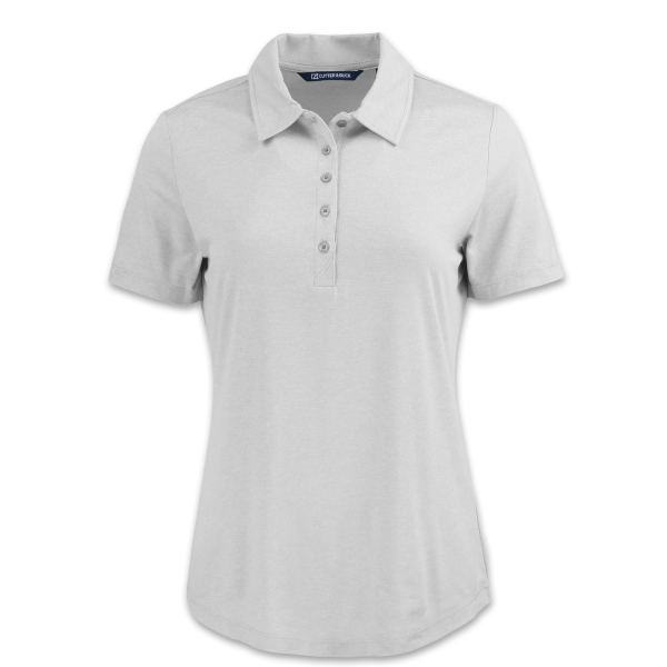Cutter & Buck Coastline Epic Womens Polo — Concrete