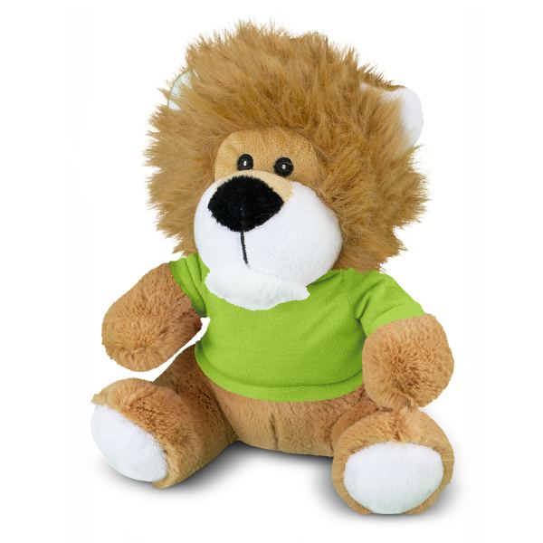 Lion Plush Toy — Bright Green