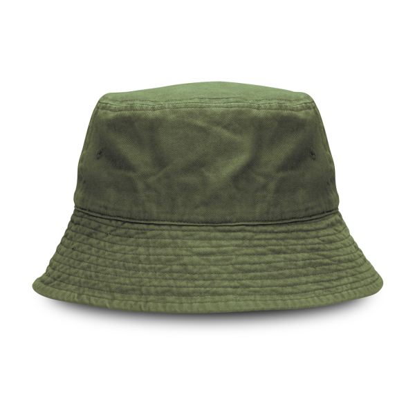Bondi Washed Bucket Hat — Olive