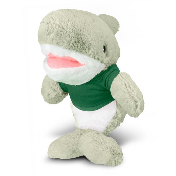 Shark Plush Toy — Dark Green