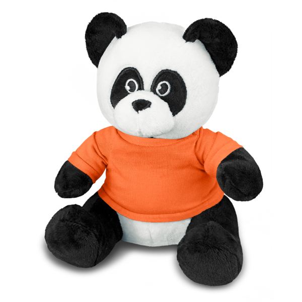Panda Plush Toy — Orange