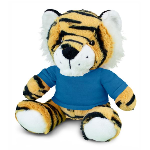 Tiger Plush Toy — Dark Blue