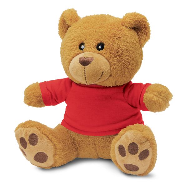 Teddy Bear Plush Toy — Red