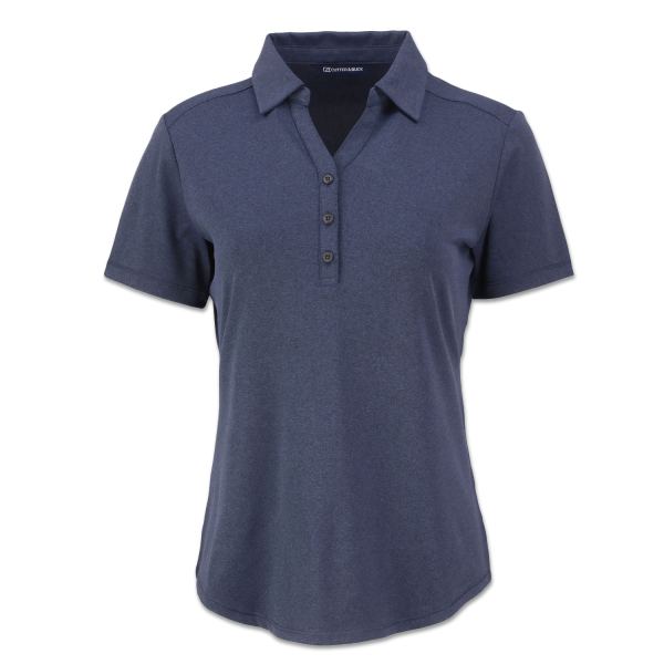 Cutter & Buck Forge Womens Polo — Dark Atlas Heather