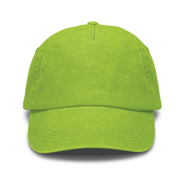 Vintage Washed Cap — Bright Green