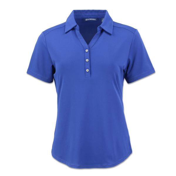 Cutter & Buck Forge Womens Polo — Tour Blue