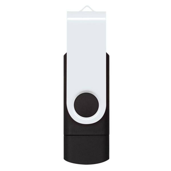 Helix 8GB Dual Flash Drive — White