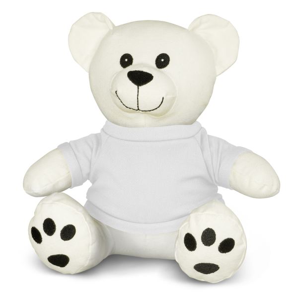 Cotton Bear Plush Toy — White