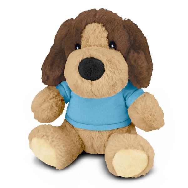 Dog Plush Toy — Light Blue