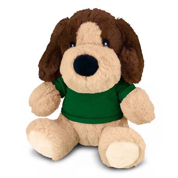 Dog Plush Toy — Dark Green
