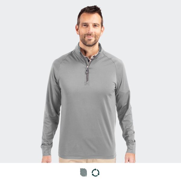 Cutter & Buck Adapt Mens Half Zip — Impact Aware